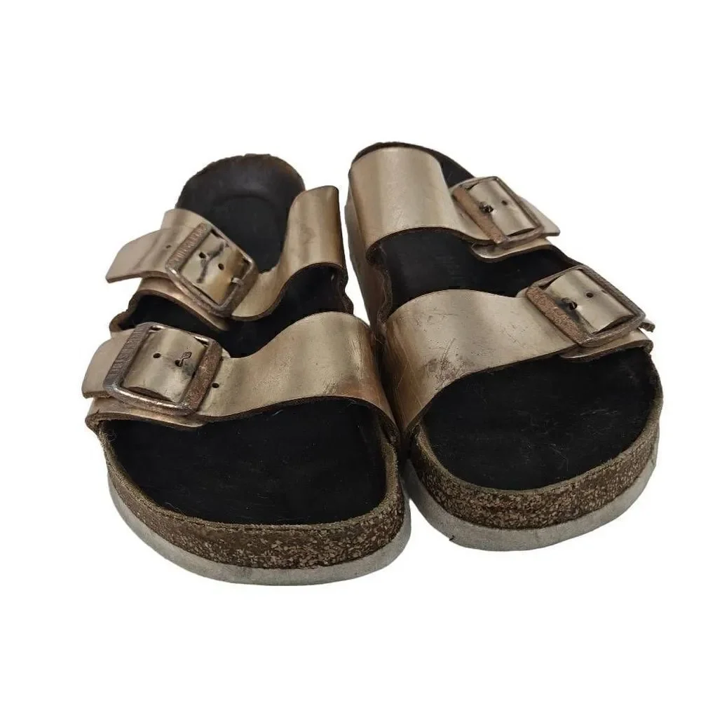 Birkenstock rose gold
